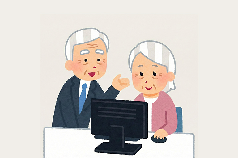 シニアのための つくつきＩＴ講座⑩  出張講座での悩み相談