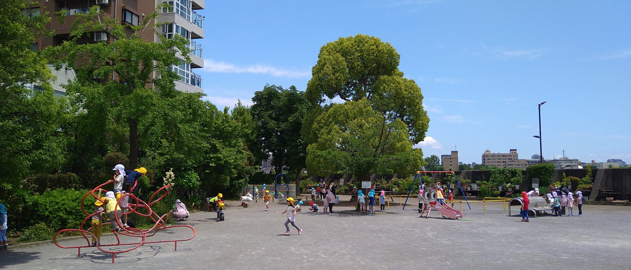 ぶらり親子公園散歩② 佃三丁目公園